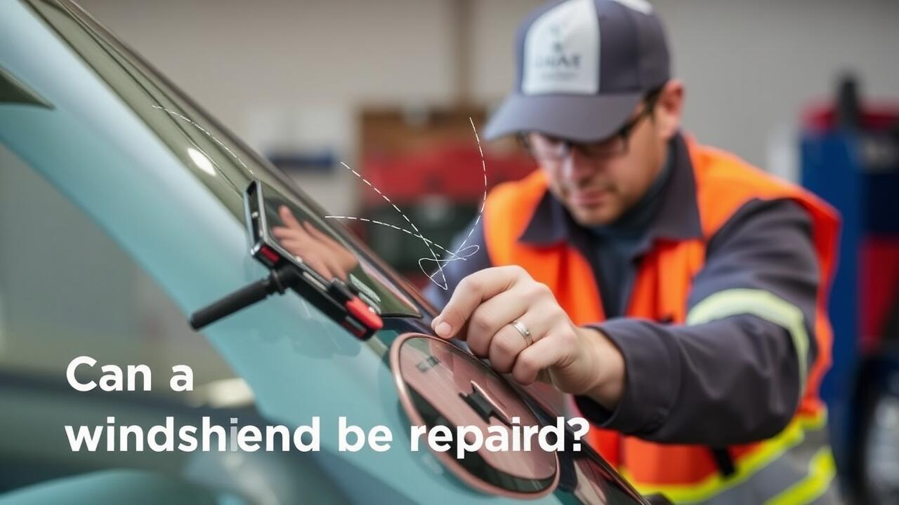 Can a windscreen crack be repaired?
