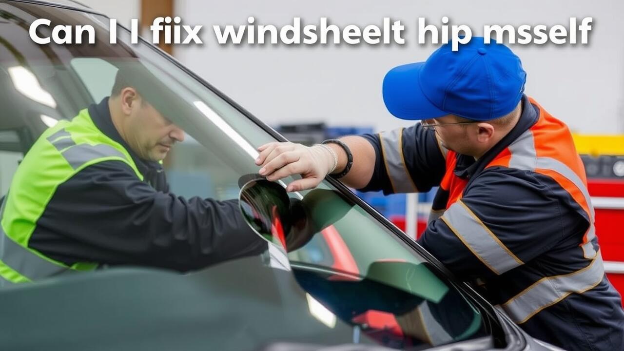 Can I fix windscreen chip myself?