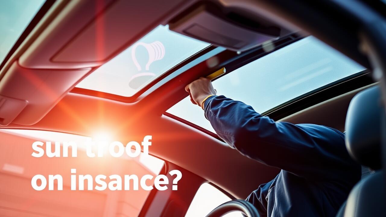 Can you claim sunroof on insurance?