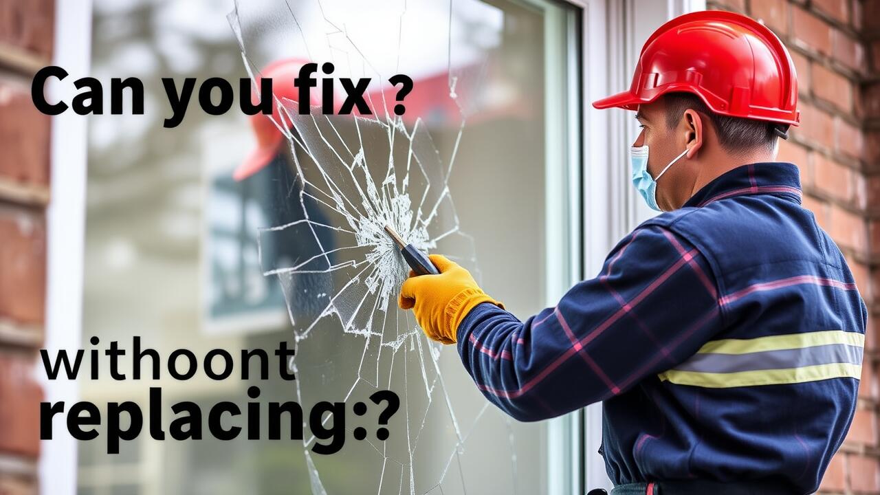 Can you fix a broken window without replacing it?