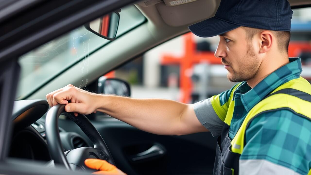 Can you repair crack in driver side window?