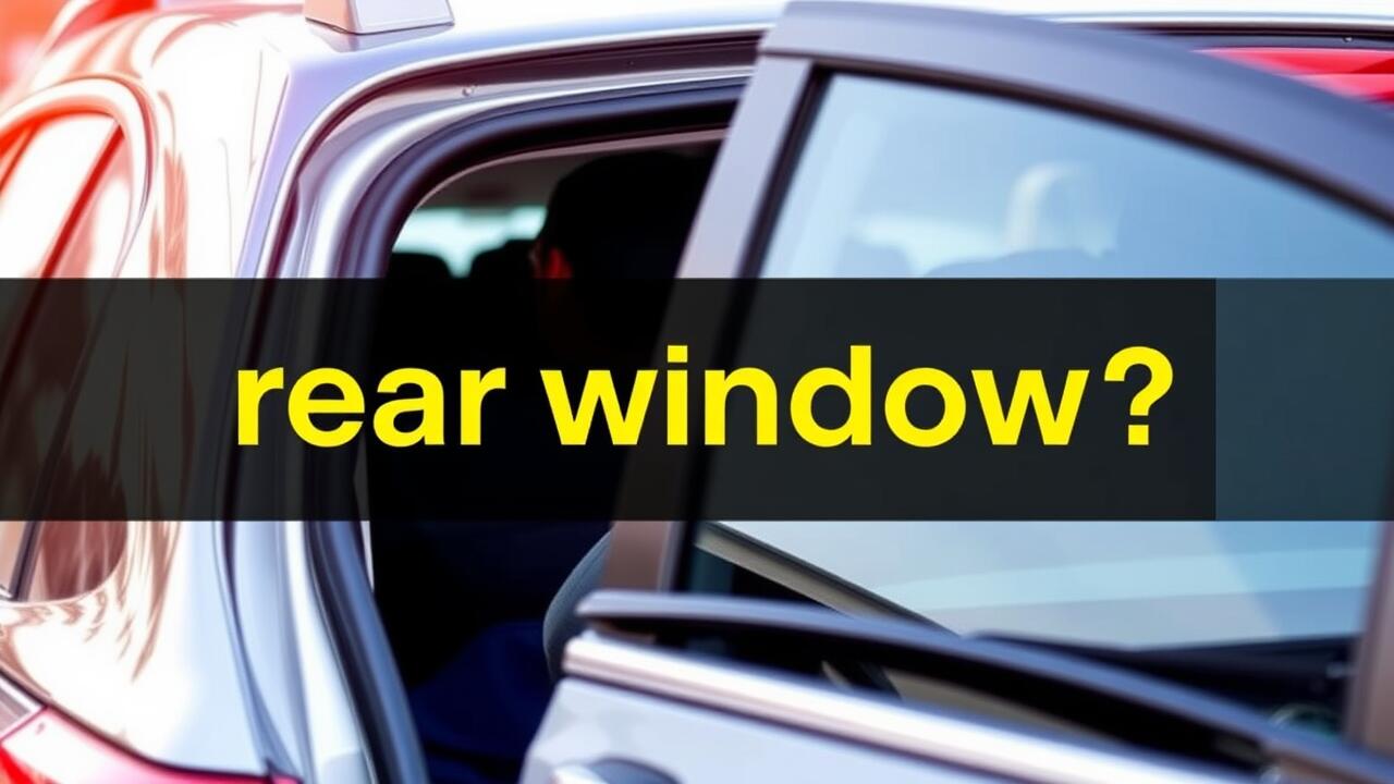 Do you need a rear window in a car?