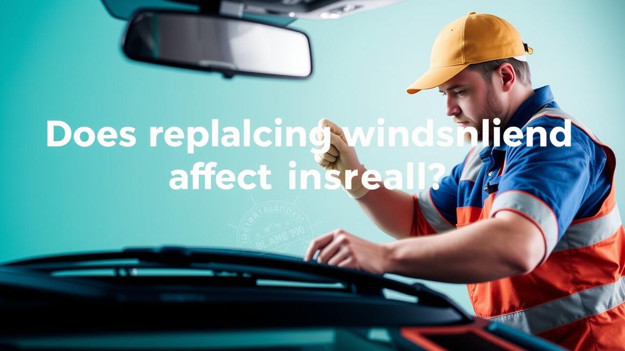 Does replacing windscreen affect insurance?