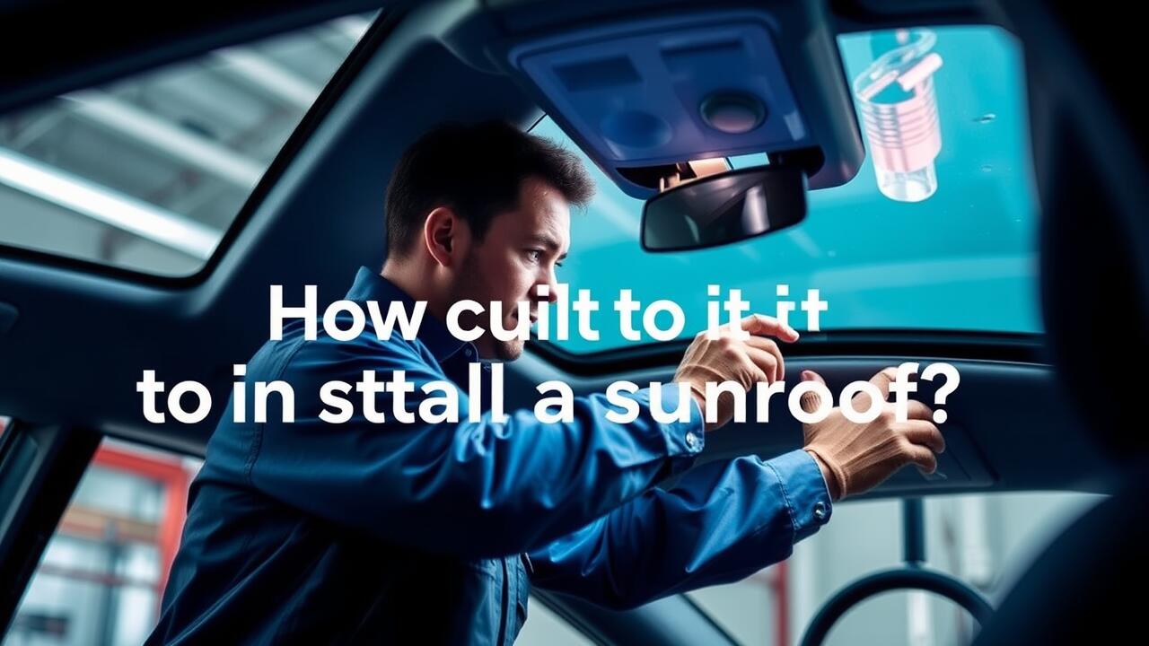 How difficult is it to install a sunroof?