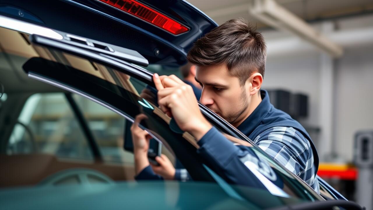 How do you change a rear windscreen wiper?