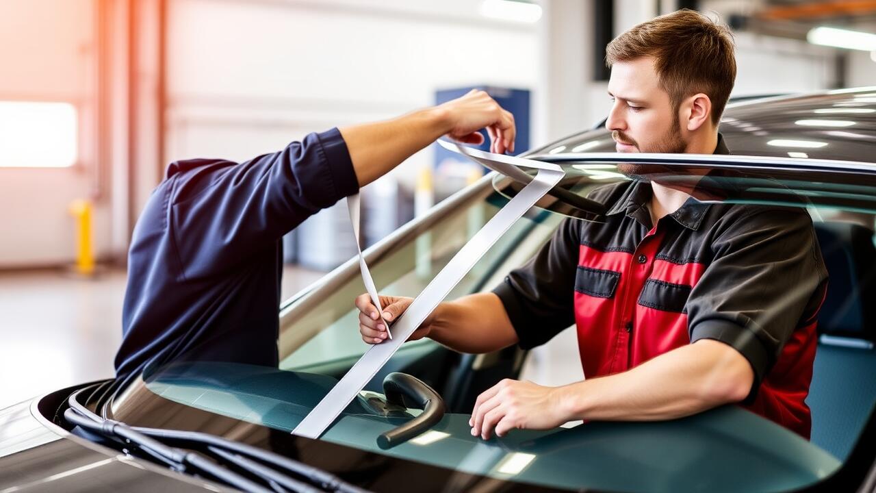 How long do I leave tape on my new windshield?