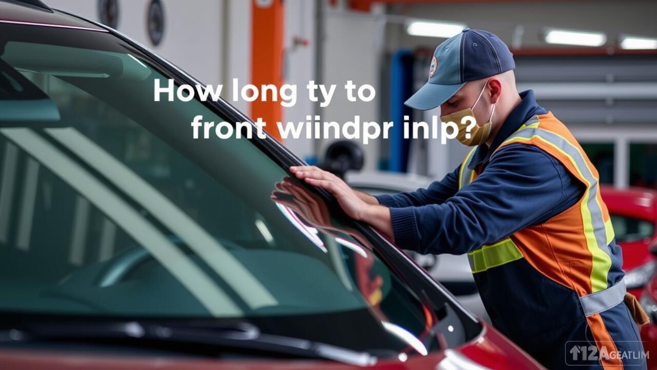 How long does it take to replace a front windscreen?