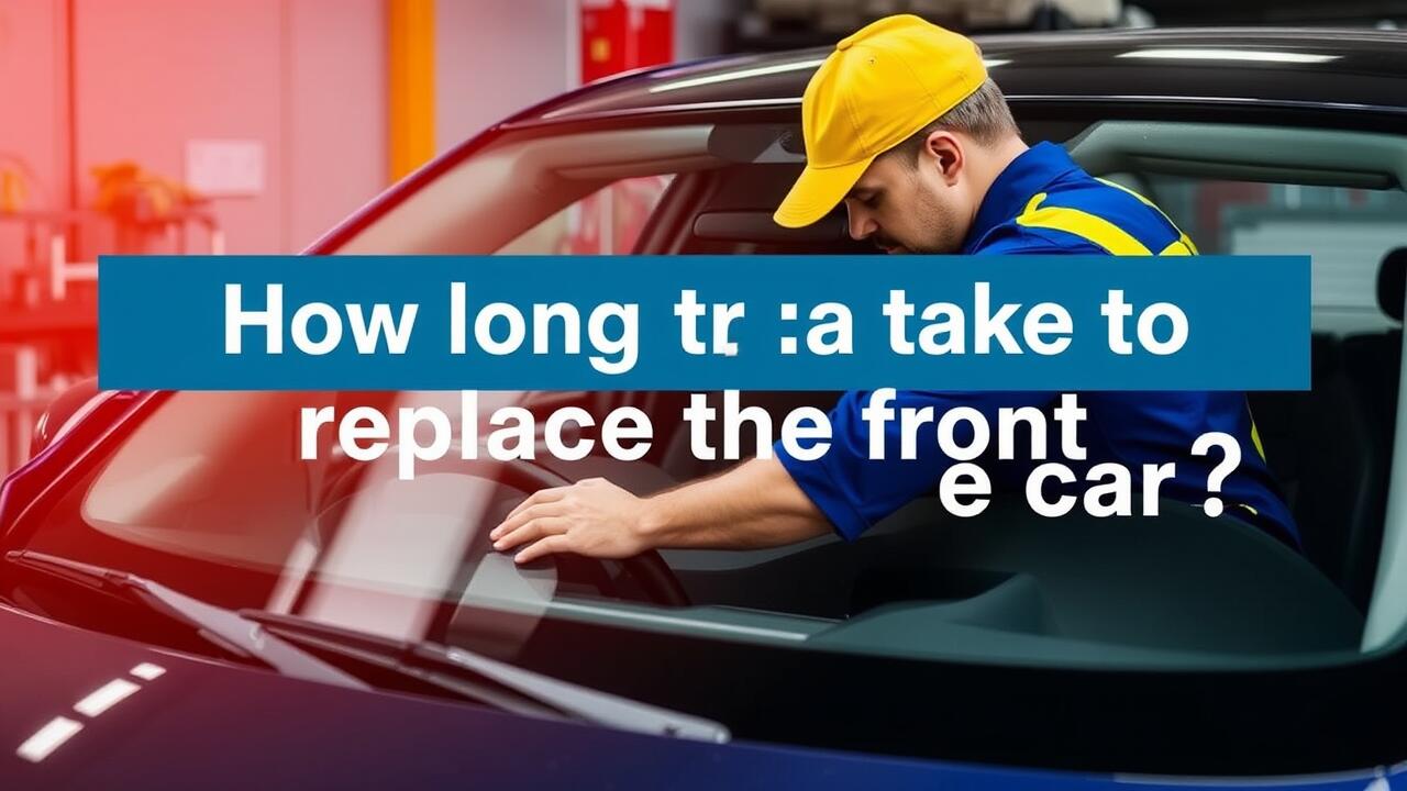 How long does it take to replace the front windscreen in a car?