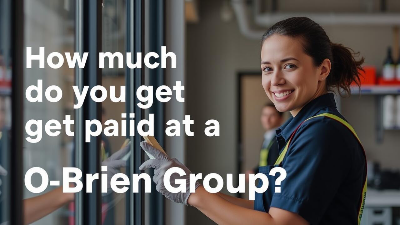 How much do you get paid at O Brien Group?