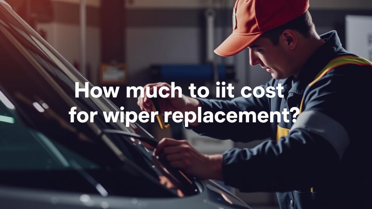 How much does it cost for wiper replacement?