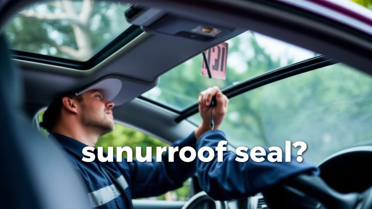 How much does it cost to fix a sunroof seal?
