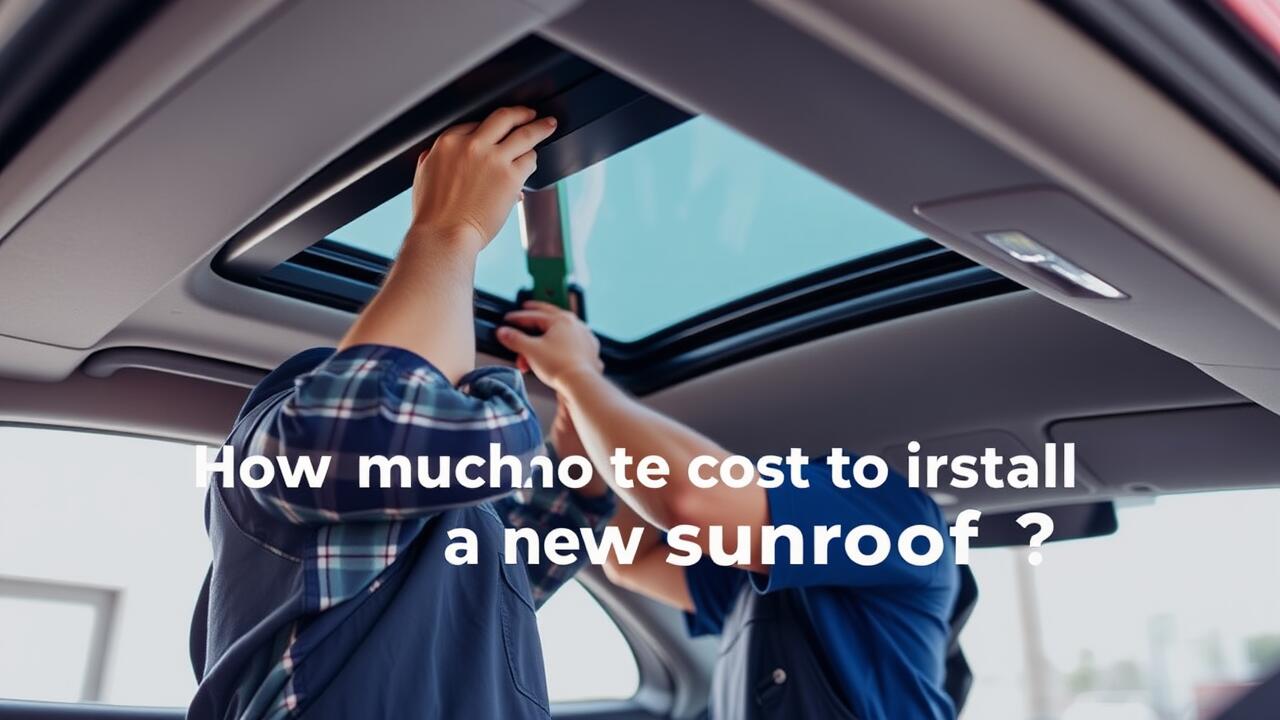 How much does it cost to install a new sunroof?