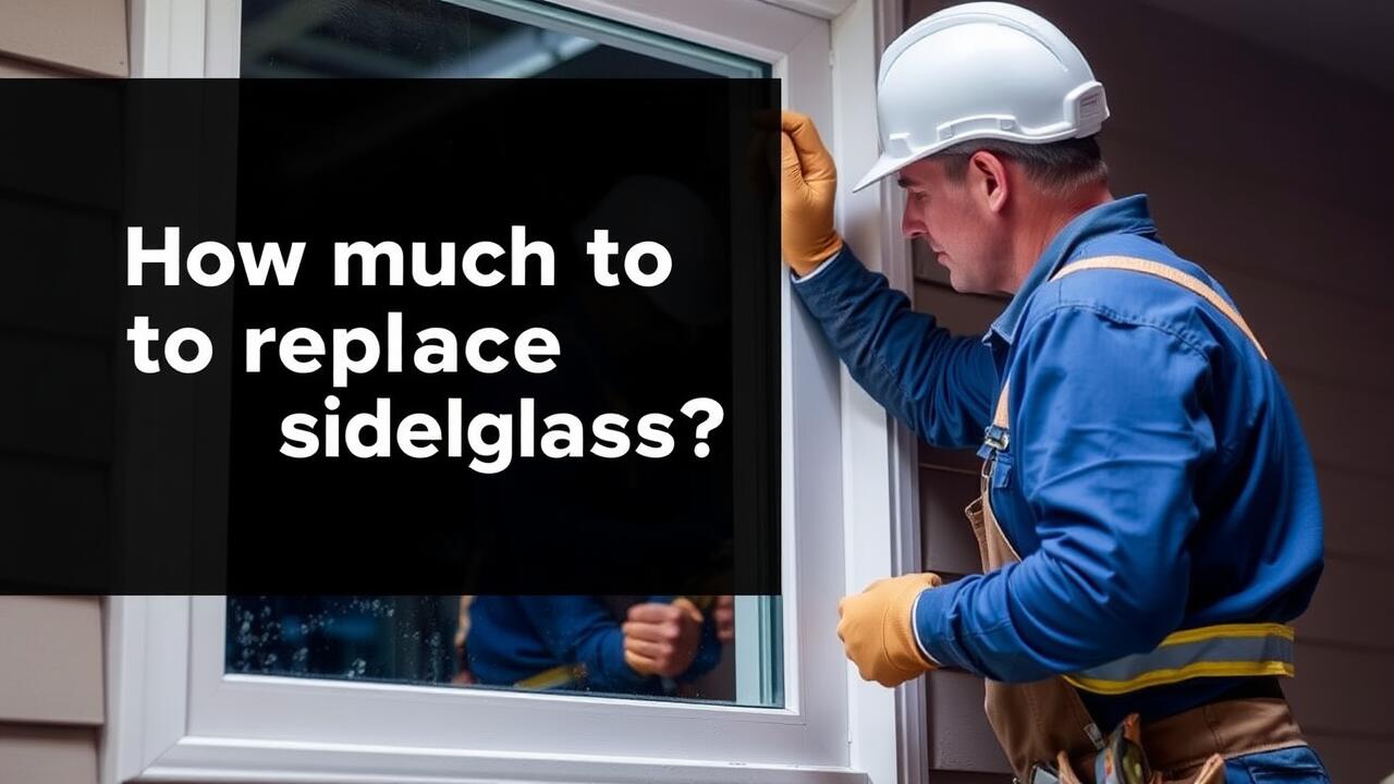How much does it cost to replace sidelight glass?