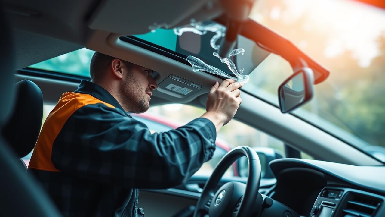 How to fix a leaking sunroof in a car?