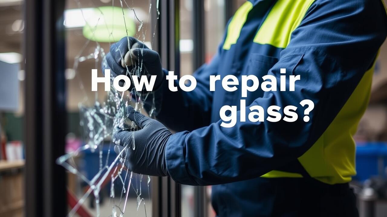 How to repair broken glass?
