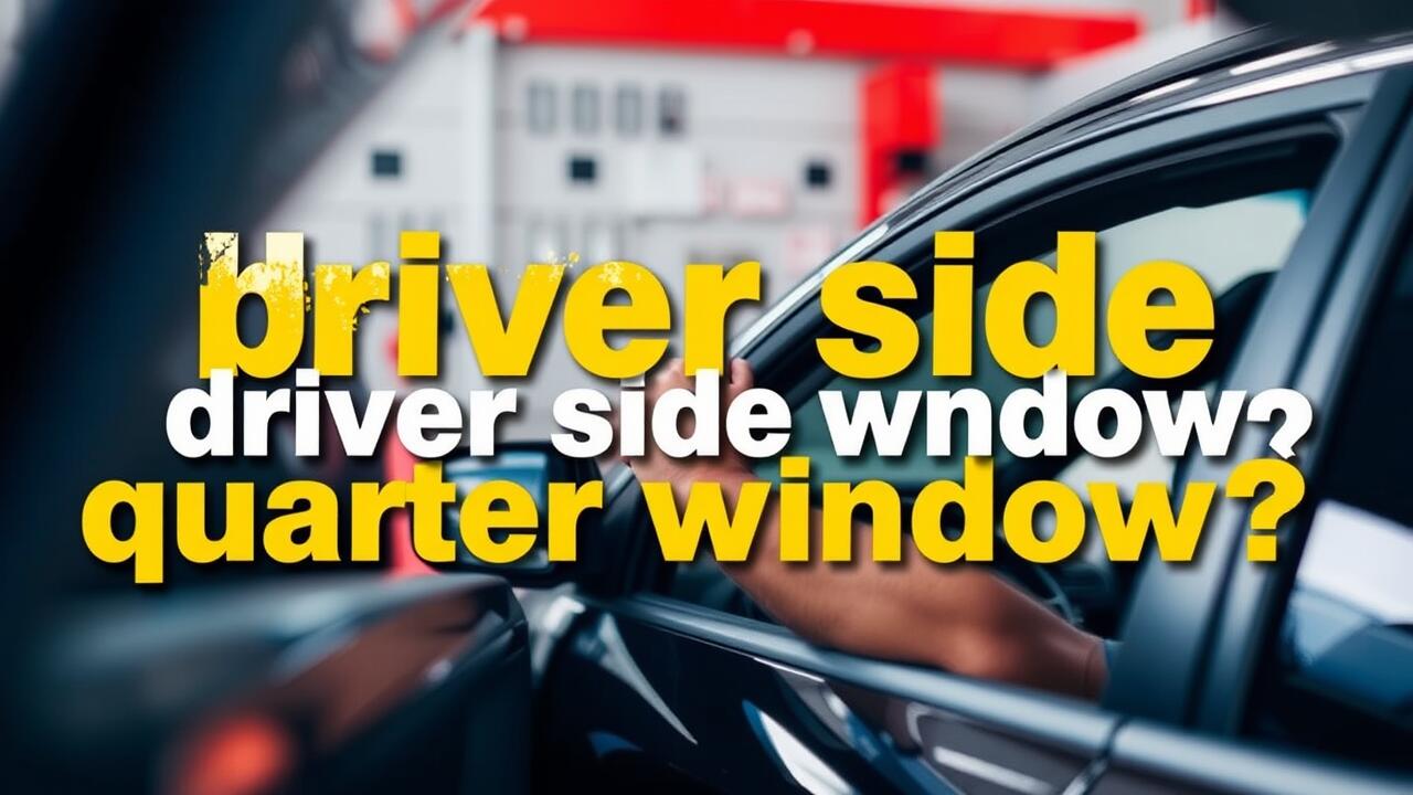 How to replace driver side quarter window?