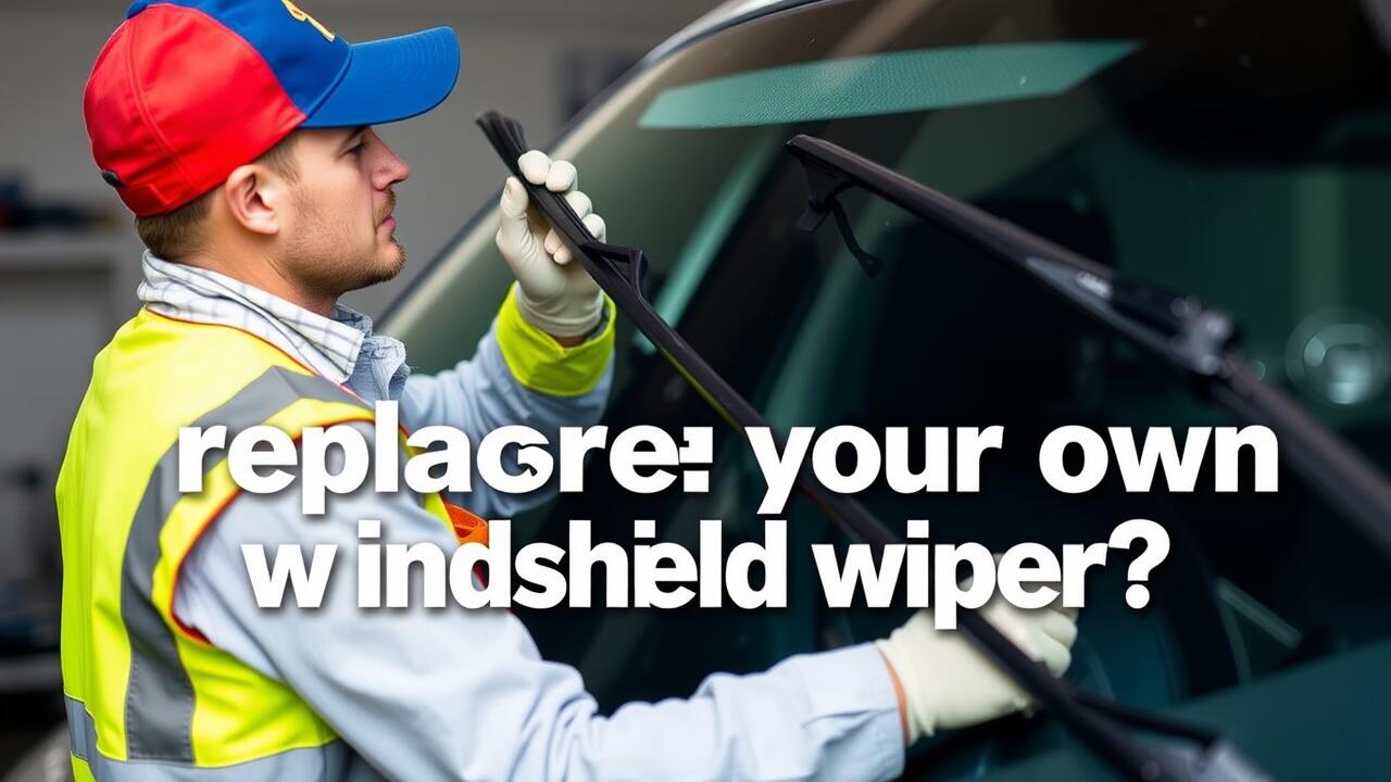 Is it cheaper to replace your own windshield wipers?