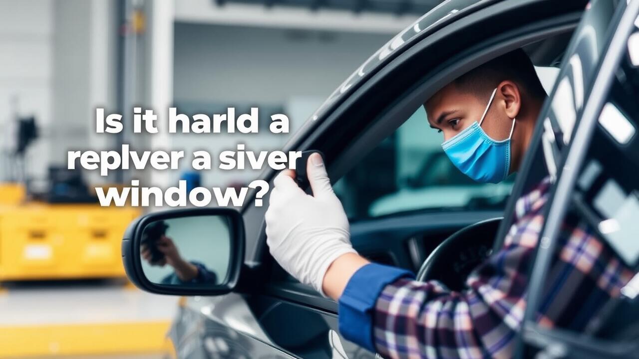 Is it hard to replace a driver side window?