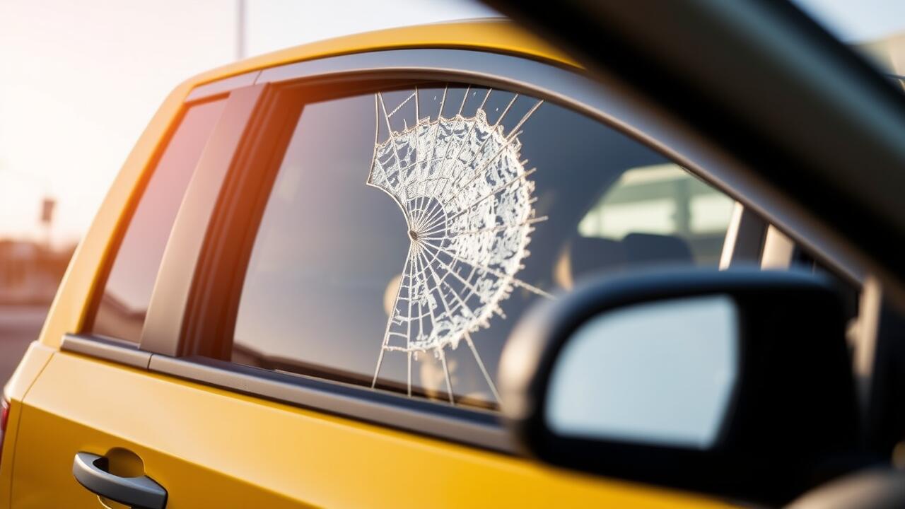 Is it illegal to drive with a broken side window near?