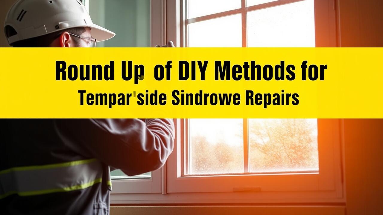 Round Up of DIY Methods for Temporary Side Window Repairs