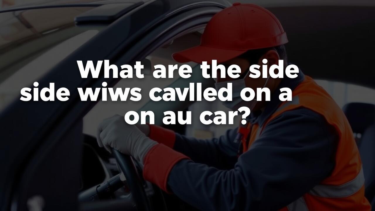 What are the side windows called on a car?