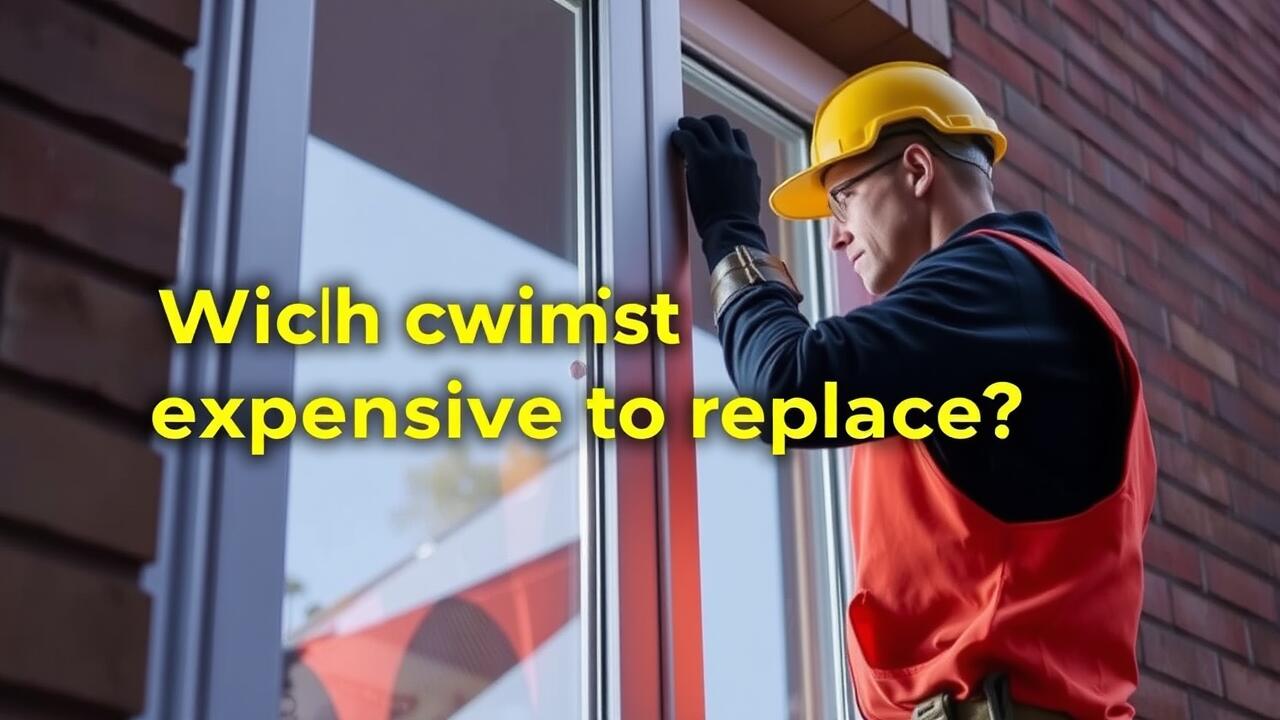 Which window is most expensive to replace?