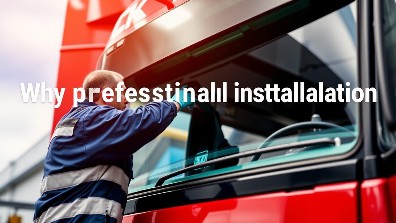 Why professional installation is crucial for truck windscreens