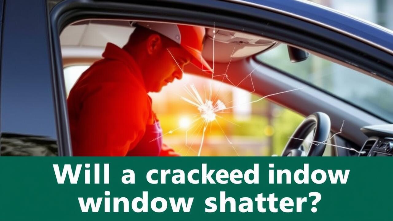 Will a cracked side window shatter?