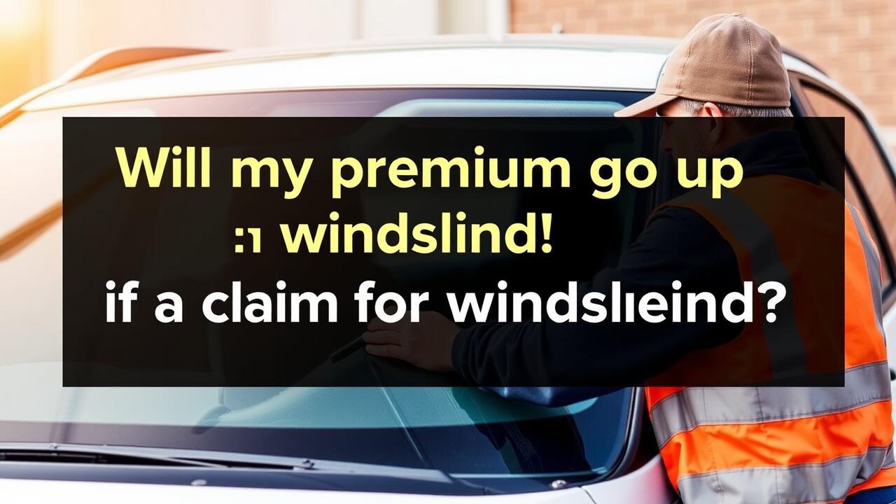 Will my premium go up if I claim for windscreen?